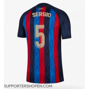 Barcelona Sergio Busquets #5 Hemma Matchtröja 2022-23 Kortärmad